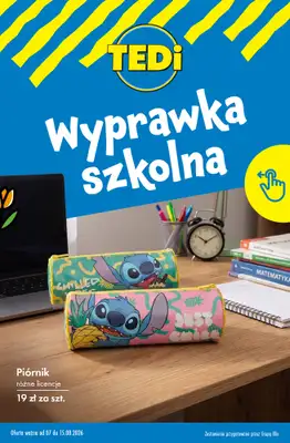 Tedi - gazetka promocyjna Wyprawka szkolna w supercenach! od środy 12.08 do soboty 15.08