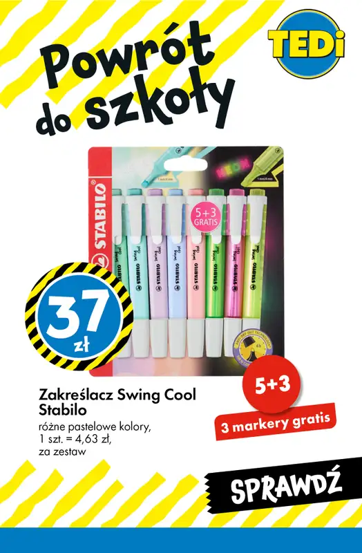 Tedi - gazetka promocyjna Wyprawka szkolna w supercenach! od środy 12.08 do soboty 15.08 - strona 4