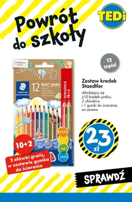 Tedi - gazetka promocyjna Wyprawka szkolna w supercenach! od środy 12.08 do soboty 15.08 - strona 2