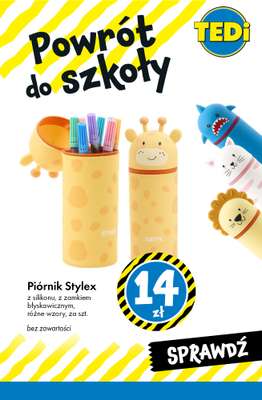 Tedi - gazetka promocyjna Wyprawka szkolna w supercenach! od środy 12.08 do soboty 15.08 - strona 7