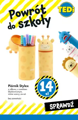 Tedi - gazetka promocyjna Wyprawka szkolna w supercenach! od środy 12.08 do soboty 15.08 - strona 7
