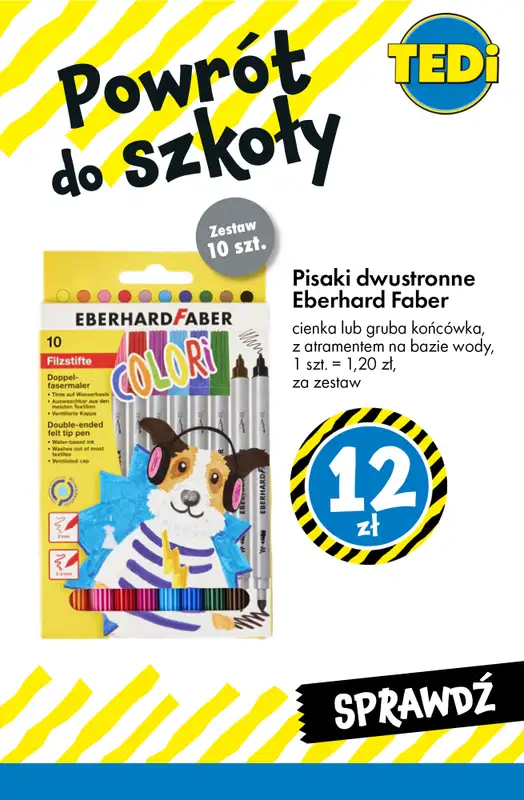 Tedi - gazetka promocyjna Wyprawka szkolna w supercenach! od środy 12.08 do soboty 15.08 - strona 10