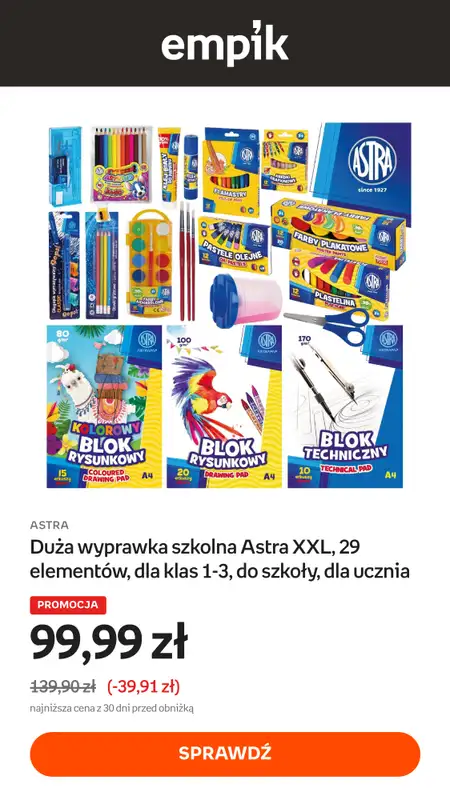 Empik - gazetka promocyjna Back to school - oferta on-line od środy 12.08 do soboty 22.08 - strona 6