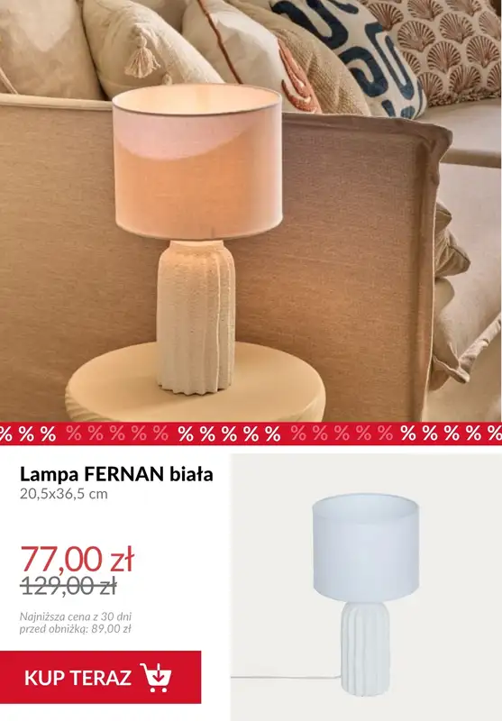 Homla - gazetka promocyjna Lampki nocne od wtorku 11.08  - strona 6