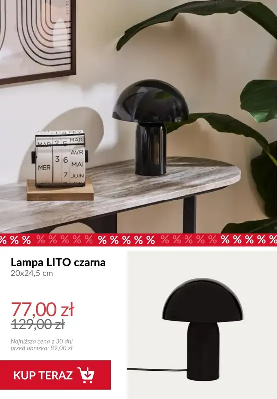 Homla - gazetka promocyjna Lampki nocne od wtorku 11.08  - strona 9
