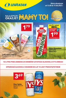 LEWIATAN - gazetka promocyjna Mamy TO w Lewiatanie – Bielsko-Biała od czwartku 13.08 do środy 19.08