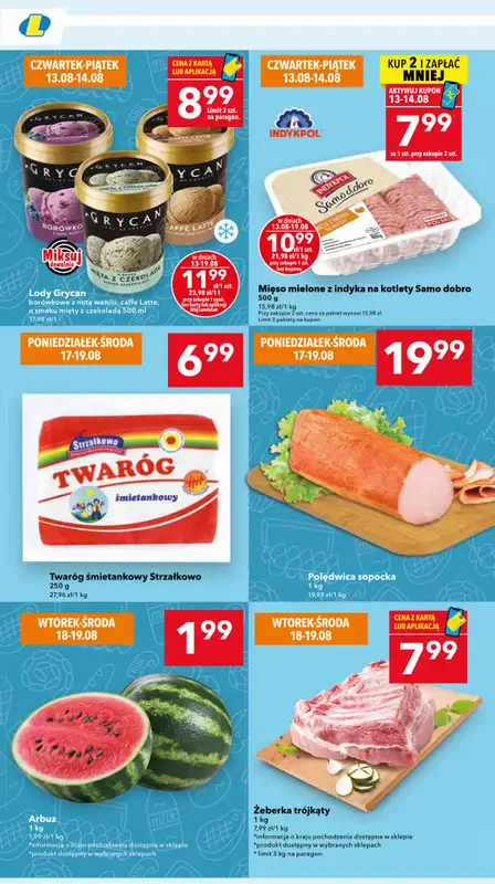 LEWIATAN - gazetka promocyjna Mamy TO w Lewiatanie – woj. mazowieckie od czwartku 13.08 do środy 19.08 - strona 3
