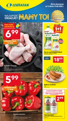 LEWIATAN - gazetka promocyjna Mamy TO w Lewiatanie – woj. mazowieckie od czwartku 13.08 do środy 19.08