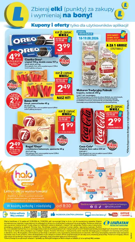 LEWIATAN - gazetka promocyjna Mamy TO w Lewiatanie – Zachód od czwartku 13.08 do środy 19.08 - strona 8