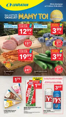 LEWIATAN - gazetka promocyjna Mamy TO w Lewiatanie – Zachód od czwartku 13.08 do środy 19.08