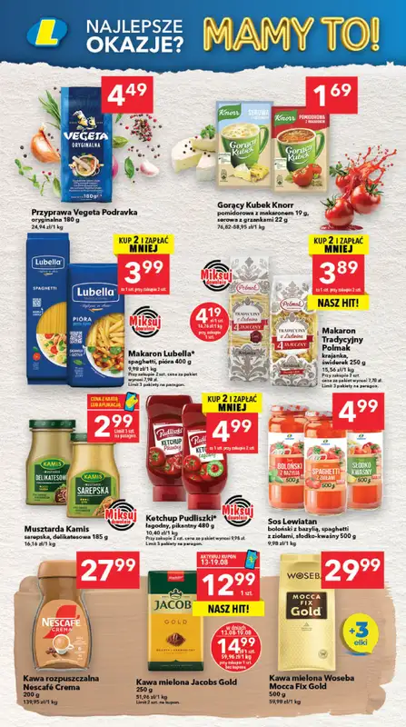 LEWIATAN - gazetka promocyjna Mamy TO w Lewiatanie – Zachód od czwartku 13.08 do środy 19.08 - strona 4
