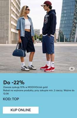 eobuwie.pl - gazetka promocyjna Do -22% przy zakupie 2 szt. od wtorku 11.08 do środy 12.08