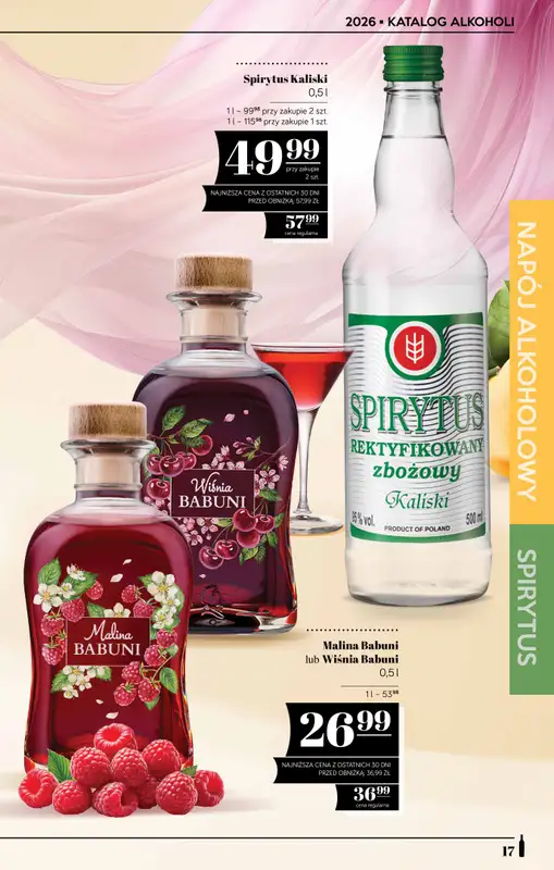 POLOmarket - gazetka promocyjna Katalog alkoholi  do środy 26.08 - strona 17
