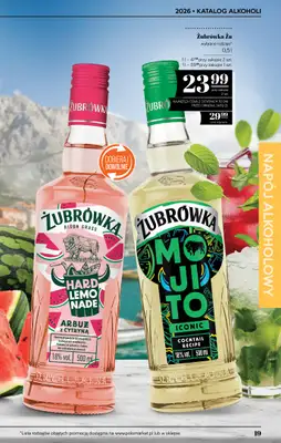 POLOmarket - gazetka promocyjna Katalog alkoholi  do środy 26.08 - strona 19
