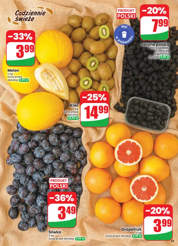 Dino - gazetka promocyjna Gazetka 33 / 2026 od środy 12.08 do wtorku 18.08 - strona 45