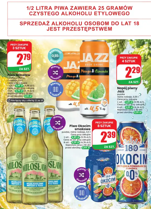 Dino - gazetka promocyjna Gazetka 33 / 2026 od środy 12.08 do wtorku 18.08 - strona 57