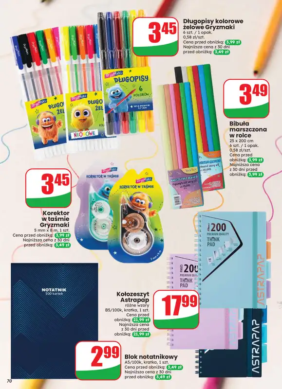 Dino - gazetka promocyjna Gazetka 33 / 2026 od środy 12.08 do wtorku 18.08 - strona 70
