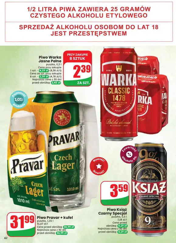Dino - gazetka promocyjna Gazetka 33 / 2026 od środy 12.08 do wtorku 18.08 - strona 62