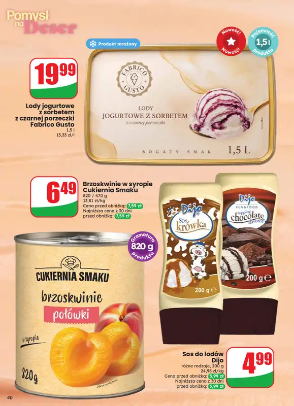 Dino - gazetka promocyjna Gazetka 33 / 2026 od środy 12.08 do wtorku 18.08 - strona 40