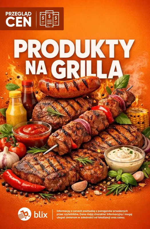 Biedronka - gazetka promocyjna Produkty na GRILLA - przegląd cen  