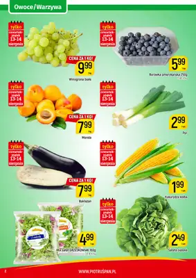 Delikatesy Piotruś Pan - gazetka promocyjna Gazetka od wtorku 11.08 do piątku 14.08 - strona 2