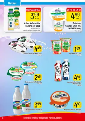 Delikatesy Piotruś Pan - gazetka promocyjna Gazetka od wtorku 11.08 do piątku 14.08 - strona 6