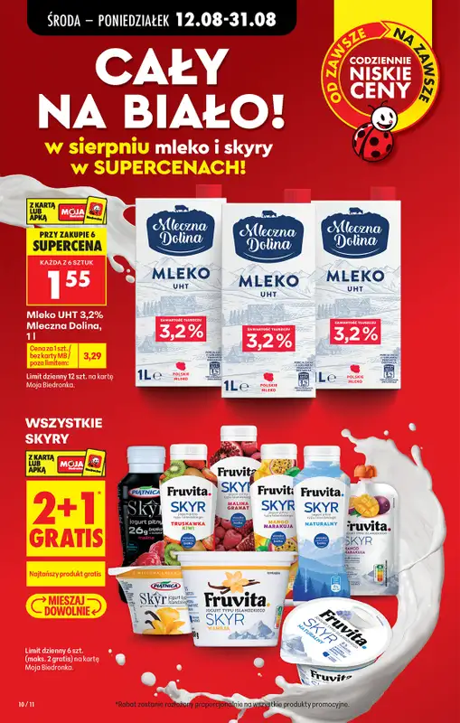 Biedronka - gazetka promocyjna Od środy, Z ladą tradycyjną od środy 12.08 do wtorku 18.08 - strona 12