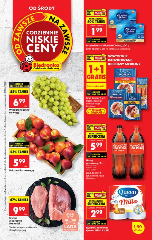 Biedronka - gazetka promocyjna Od środy, Z ladą tradycyjną  