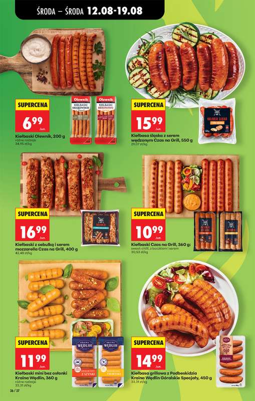 Biedronka - gazetka promocyjna Od środy, Z ladą tradycyjną od środy 12.08 do środy 19.08 - strona 54