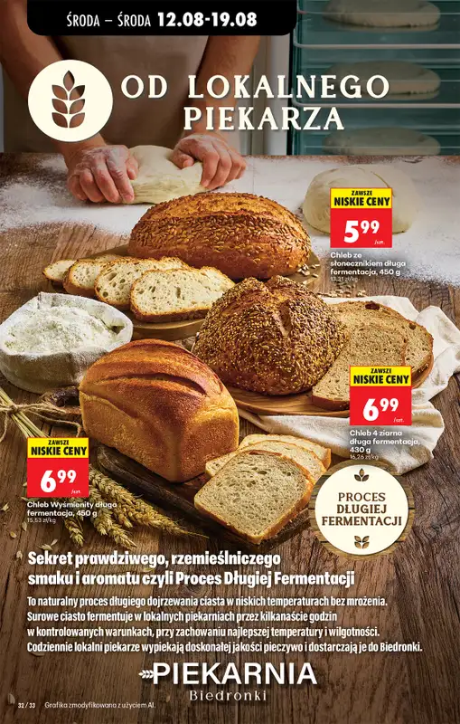 Biedronka - gazetka promocyjna Od środy, Z ladą tradycyjną od środy 12.08 do wtorku 18.08 - strona 48