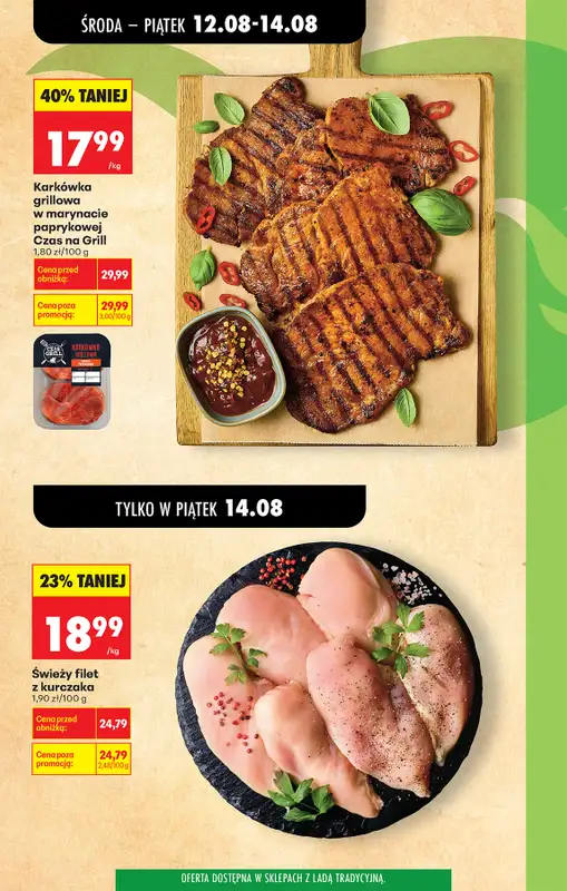 Biedronka - gazetka promocyjna Od środy, Z ladą tradycyjną   - strona 3
