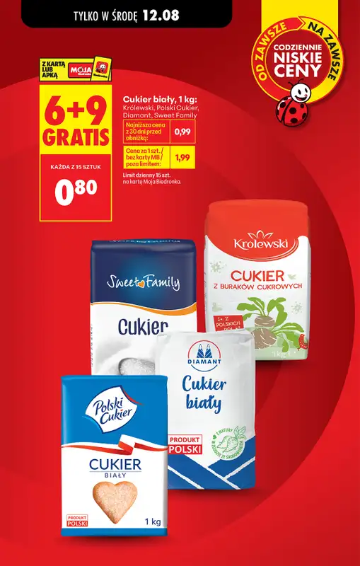 Biedronka - gazetka promocyjna Od środy, Z ladą tradycyjną od środy 12.08 do wtorku 18.08 - strona 14