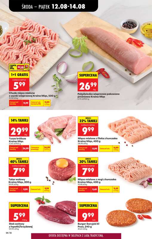 Biedronka - gazetka promocyjna Od środy, Z ladą tradycyjną od środy 12.08 do środy 19.08 - strona 34