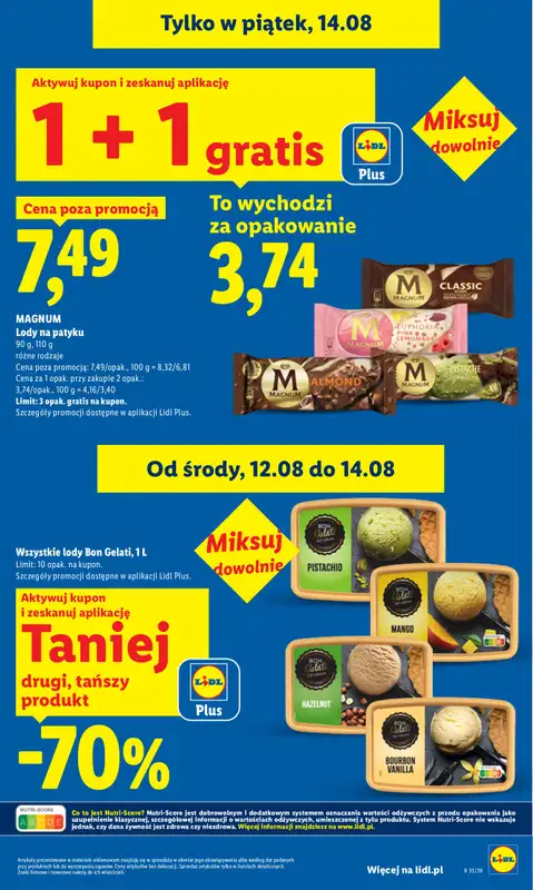 Lidl - gazetka promocyjna Gazetka Ważna Od 12.08 Do 14.08 od środy 12.08 do piątku 14.08 - strona 13