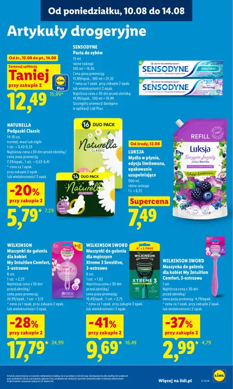 Lidl - gazetka promocyjna Gazetka Ważna Od 12.08 Do 14.08 od środy 12.08 do piątku 14.08 - strona 91