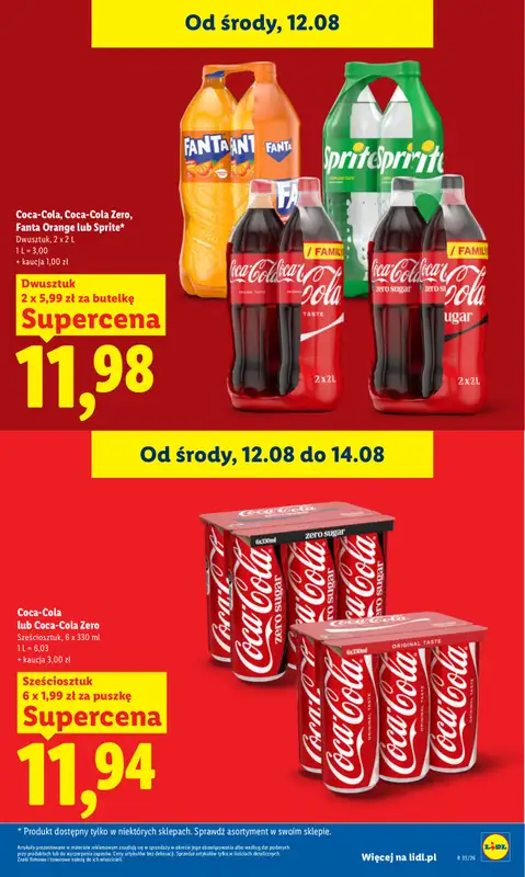 Lidl - gazetka promocyjna Gazetka Ważna Od 12.08 Do 14.08 od środy 12.08 do piątku 14.08 - strona 19