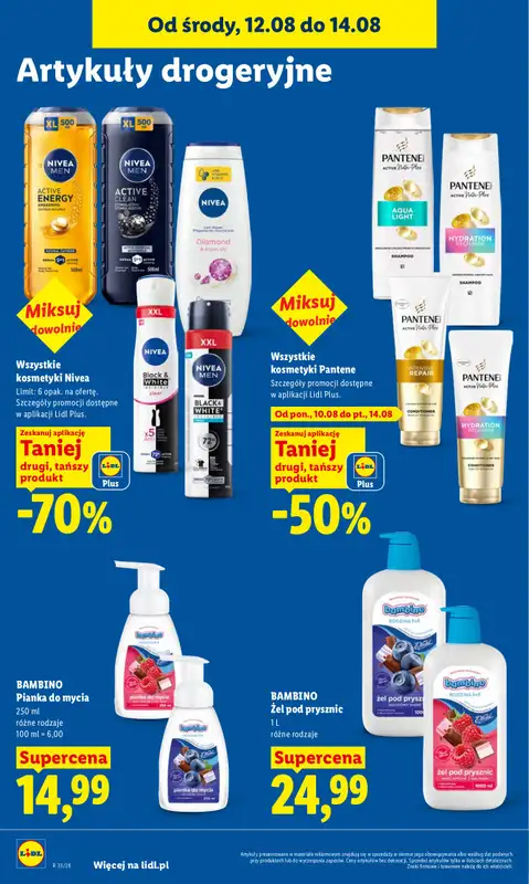 Lidl - gazetka promocyjna Gazetka Ważna Od 12.08 Do 14.08 od środy 12.08 do piątku 14.08 - strona 92