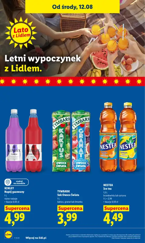 Lidl - gazetka promocyjna Gazetka Ważna Od 12.08 Do 14.08 od środy 12.08 do piątku 14.08 - strona 72
