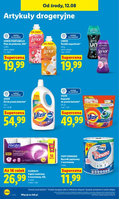 Lidl - gazetka promocyjna Gazetka Ważna Od 12.08 Do 14.08 od środy 12.08 do piątku 14.08 - strona 94
