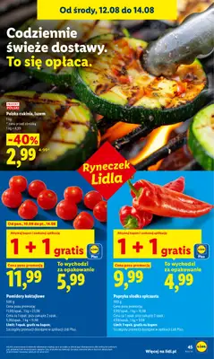 Lidl - gazetka promocyjna Gazetka Ważna Od 12.08 Do 14.08 od środy 12.08 do piątku 14.08 - strona 47