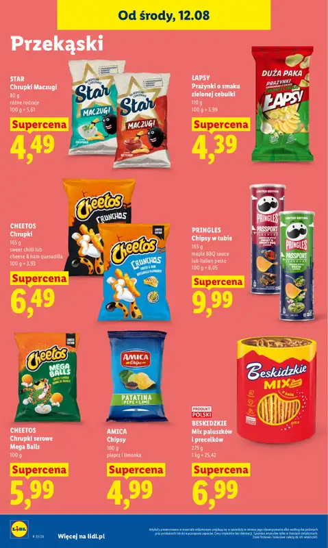 Lidl - gazetka promocyjna Gazetka Ważna Od 12.08 Do 14.08 od środy 12.08 do piątku 14.08 - strona 82
