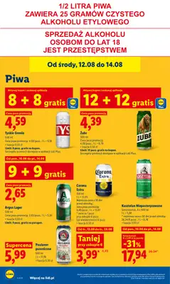 Lidl - gazetka promocyjna Gazetka Ważna Od 12.08 Do 14.08 od środy 12.08 do piątku 14.08 - strona 74