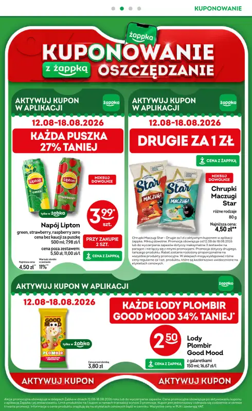 Żabka - gazetka promocyjna Gazetka od środy 12.08 do wtorku 25.08 - strona 37