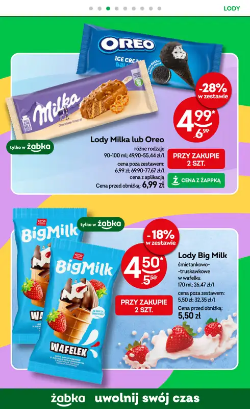 Żabka - gazetka promocyjna Gazetka od środy 12.08 do wtorku 25.08 - strona 54