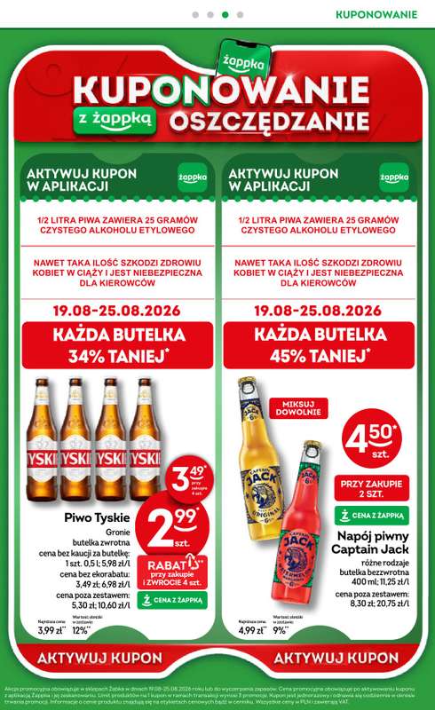 Żabka - gazetka promocyjna Gazetka od środy 12.08 do wtorku 25.08 - strona 38