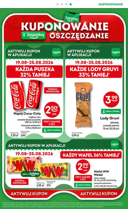 Żabka - gazetka promocyjna Gazetka od środy 12.08 do wtorku 25.08 - strona 39