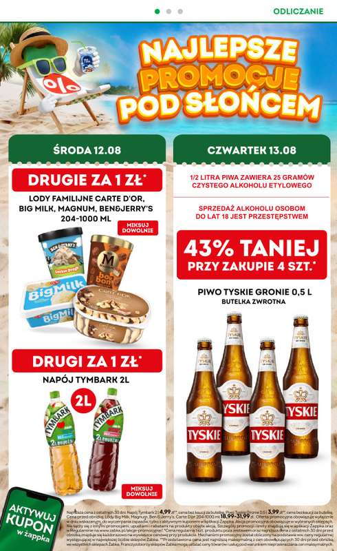 Żabka - gazetka promocyjna Gazetka od środy 12.08 do wtorku 25.08 - strona 2