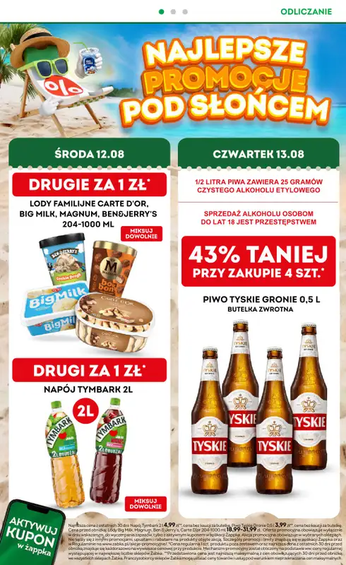 Żabka - gazetka promocyjna Gazetka od środy 12.08 do wtorku 25.08 - strona 2