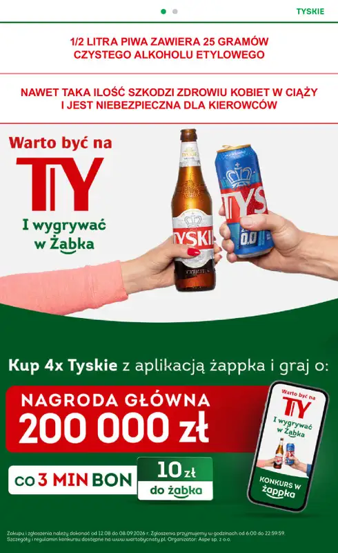 Żabka - gazetka promocyjna Gazetka od środy 12.08 do wtorku 25.08 - strona 16