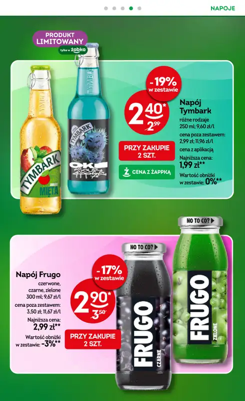 Żabka - gazetka promocyjna Gazetka od środy 12.08 do wtorku 25.08 - strona 26